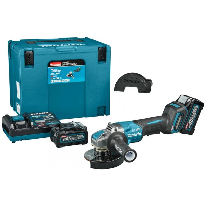 Makita GA047GM201 40 V Max Haakse Slijper 125 Mm X-LOCK 2 Makita GA047GM201 40 V Max Haakse Slijper 125 Mm X-LOCK - Afbeelding 2