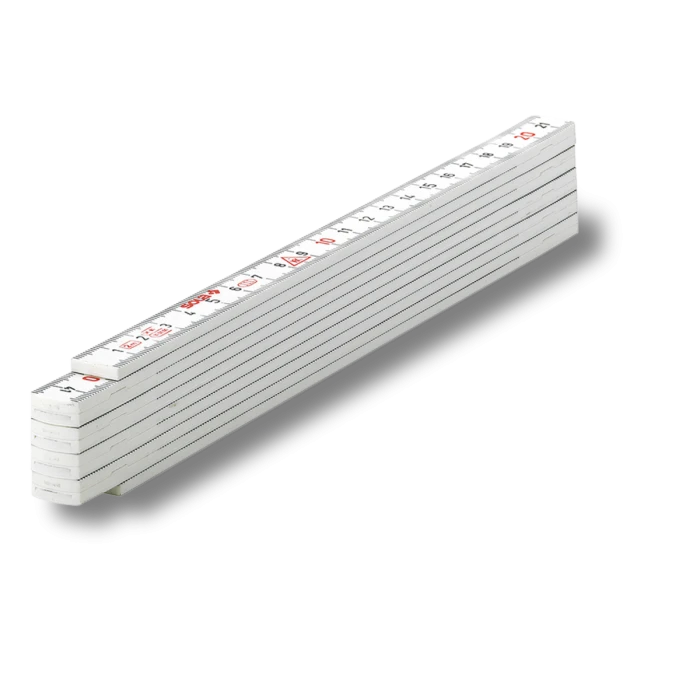 Makita Sola Duimstok Kunststof 2m. 10-delig Wit 1 Makita Sola Duimstok Kunststof 2m. 10-delig Wit