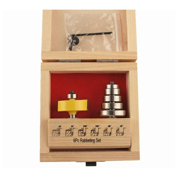 Makita HM Sponningfreesset, Schacht 8 Mm. 1 Makita HM Sponningfreesset, Schacht 8 Mm.