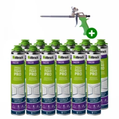 Illbruck Purschuim FM330 880ml + Illbruck Purpistool (Set Van 12 Bussen)