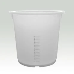 Kreuwel Plastics Almelo BV. Mengkuip 35 Liter Transparant Met Maatverdeling 3 T/m 20 Liter