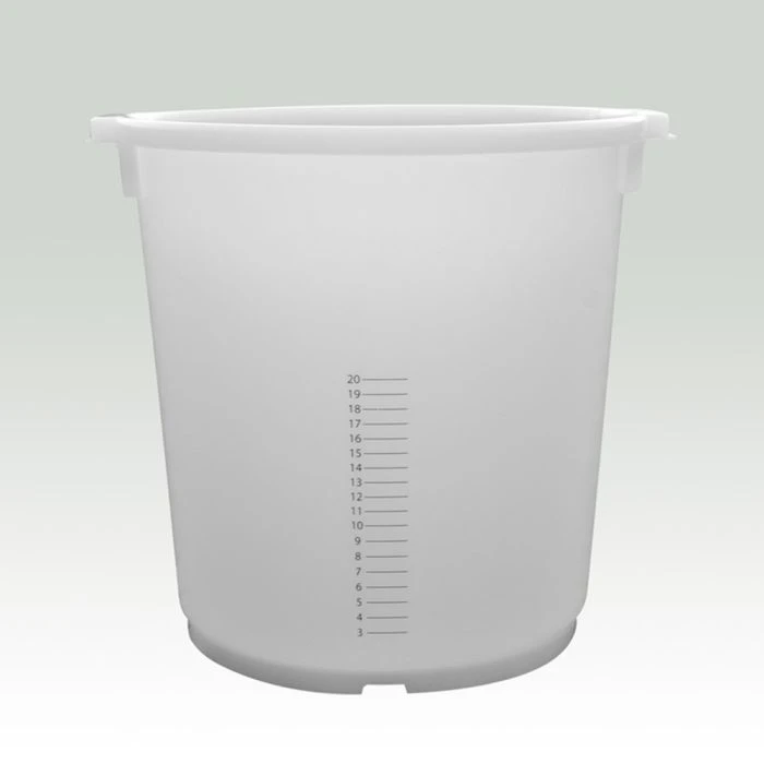 Mengkuip 35 Liter Transparant Met Maatverdeling 3 T/m 20 Liter 2 Mengkuip 35 Liter Transparant Met Maatverdeling 3 T/m 20 Liter - Afbeelding 2