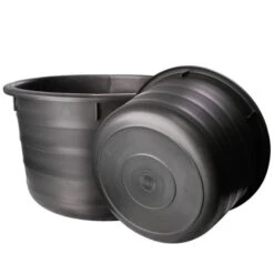 Kreuwel Plastics Almelo BV. Speciekuip 85 Liter. 'zwaar Model' Zwart