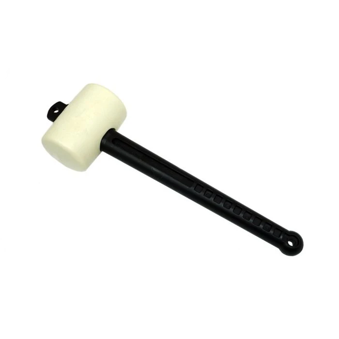 HET MELKMEISJE Rubber Tegelhamer, Wit, Vlekvrij 55mm. 1 HET MELKMEISJE Rubber Tegelhamer, Wit, Vlekvrij 55mm.