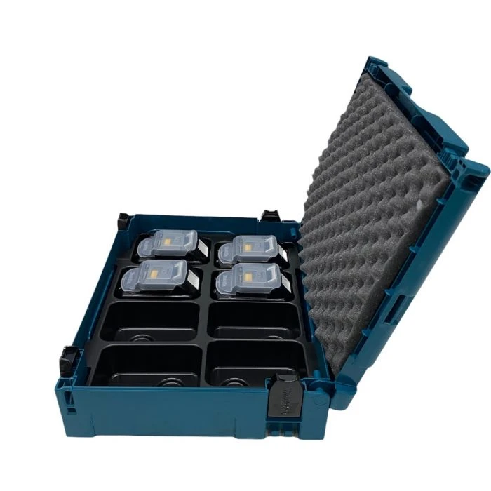 Makita Accu Opberg-Mbox 8-dlg. + 4x Accu BL1850b 2 Makita Accu Opberg-Mbox 8-dlg. + 4x Accu BL1850b - Afbeelding 2
