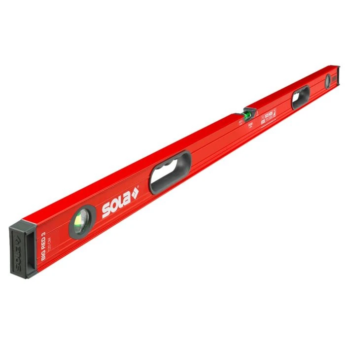 SOLA Alu Waterpas BIGRED3 180 Met Handgr 2 SOLA Alu Waterpas BIGRED3 180 Met Handgr - Afbeelding 2