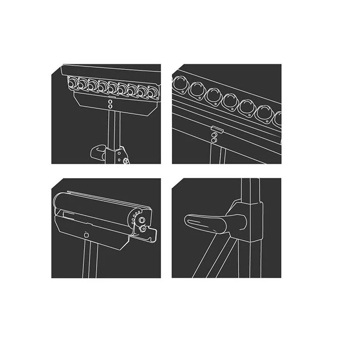 Makita 7Industries Rollerbok 3 In 1 Verstelbaar En Roteerbaar 2 Makita 7Industries Rollerbok 3 In 1 Verstelbaar En Roteerbaar - Afbeelding 2