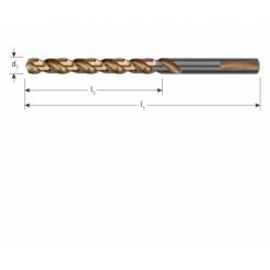 Metaalboor 4,2mm Rotec HSS-G, UNI-3, Silver-Line