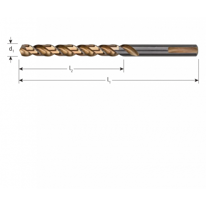 Metaalboor 11,5mm Rotec HSS-G, UNI-3, Silver-Line