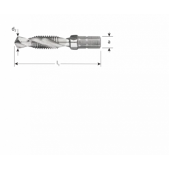 HSS Combi-boor- / Tapbitset 7-dlg. Rotec, In Cassette. -Aanbiedingen Tool Gigant Winkel sgr 316 lv5 1