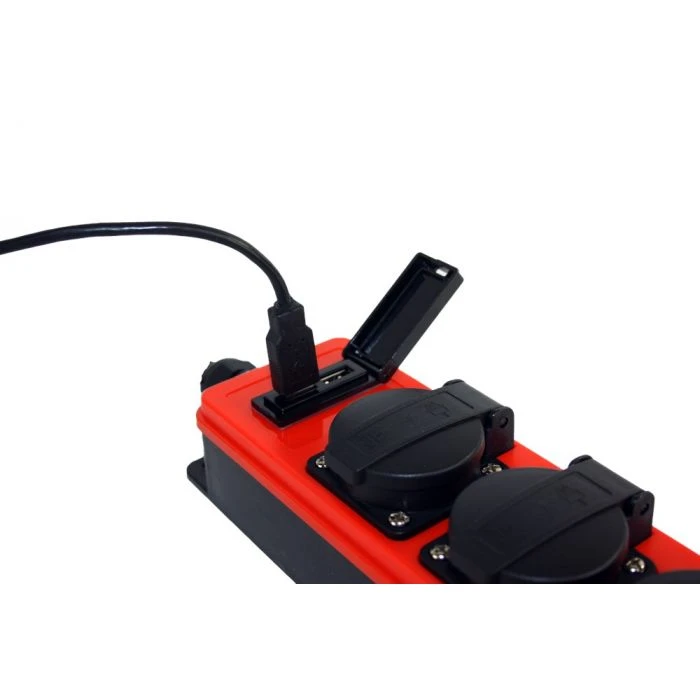 Makita QwattPro Verdeelblok Socketmaster Met Kabel 10 Meter 3x2,5mm. 2 Makita QwattPro Verdeelblok Socketmaster Met Kabel 10 Meter 3x2,5mm. - Afbeelding 2